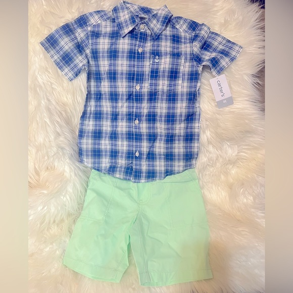 Carters Toddler Boys 4T 2 Piece Set NWT - Picture 3 of 3